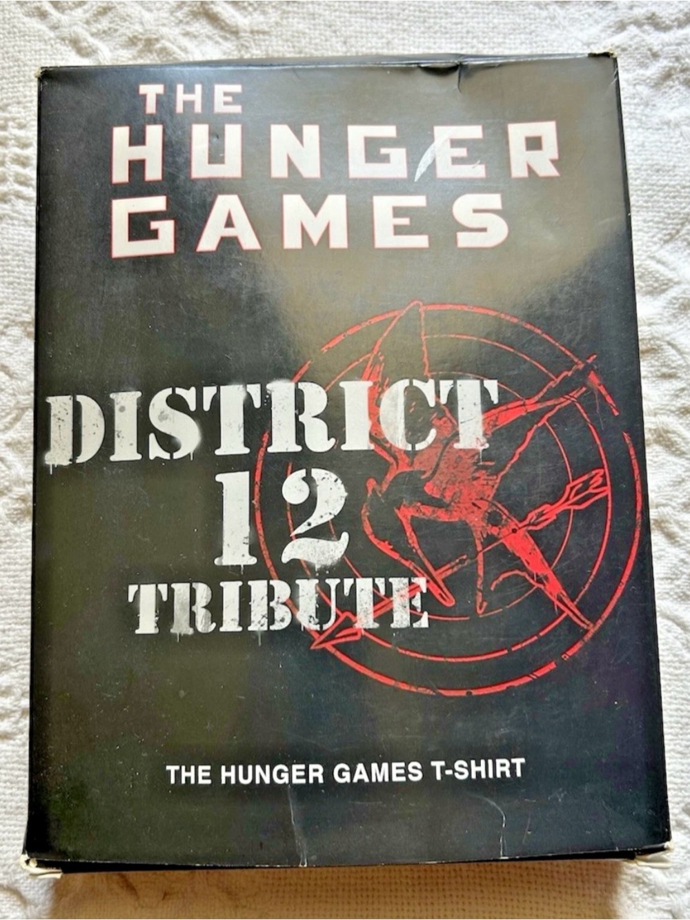 NWT Hunger Games District 12 Tribute T-Shirt Mens XL Graphic Tee New in Box 2010